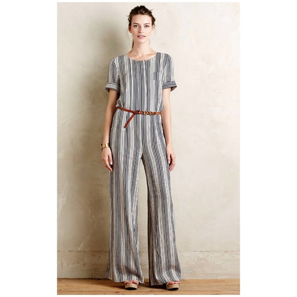 Anthropologie Pants - Anthropologie: Harlyn Striped Jumpsuit